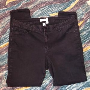 Mid-Rise Long Skinny Jeans